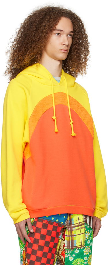 Pulover ERL Rainbow Colorblock Hoodie Večbarvna | ERL07T023, 4