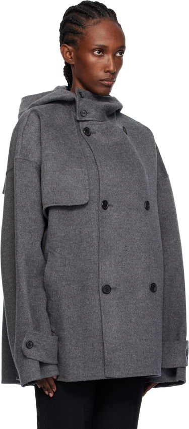 Plašči JW Anderson JW Anderson Oversized Peacoat Siva | CO0343-PG1559, 1