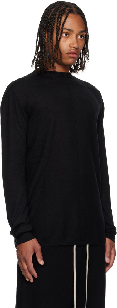 Pleteni pulover Rick Owens Rick Owens Concordians Oversized Level Sweater Črna | RU02E1627 WSL, 1