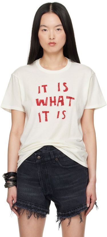 Majica R13 R13 'It Is What It Is' Boy T-Shirt Bela | R13WK001-K122B, 0
