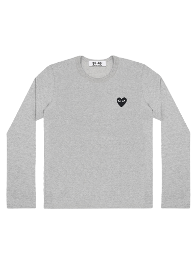 Majica Comme des Garçons PLAY Heart Tee Siva | AZ T122 051 1