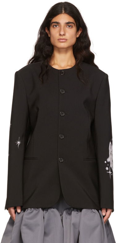 Jakna We11done We11done Polyester Buttoned Jacket Črna | WD-JK1-22-099-M-BK, 0