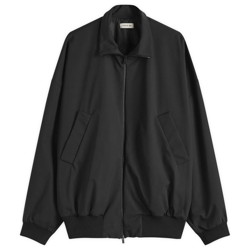 Bomber jakna Fear of God Fear Of God High Neck Technical Track Jacket, Size Medium Črna | FGE230-327PON-001