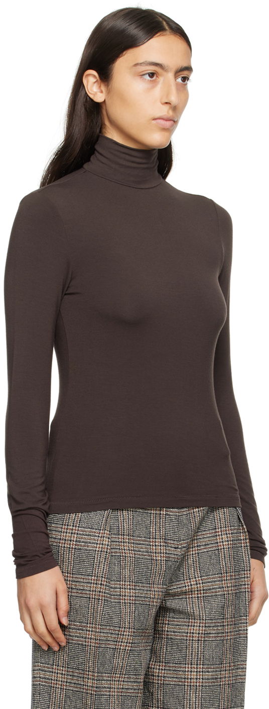 Pleteni pulover rag & bone Luca Turtleneck Top Rjava | WAC23FT017FG17, 1