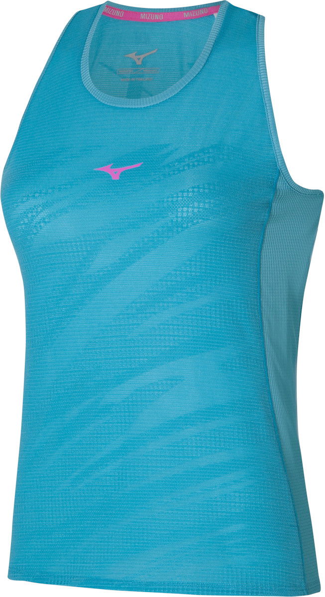 Majica brez rokavov Mizuno Aero Tank Top Modra | j2gaa20129, 0