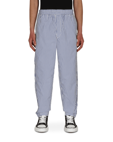 Hlače Comme des Garçons Stripe Trousers Mornarica | FG-P008-SS21 1, 3