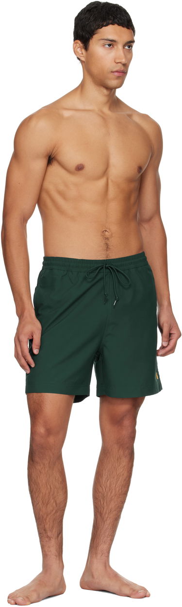 Kopalke Carhartt WIP Chase Swim Shorts Zelena | I035062, 3