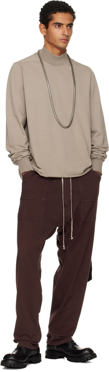 Pleteni pulover Rick Owens Rick Owens DRKSHDW Concordians Headon DBL Turtleneck Bež | DU02E7263 RIG, 3