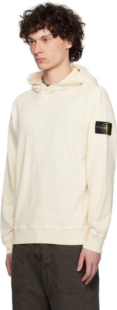 Pulover Stone Island Stone Island Malfilé Fleece Hoodie Bež | K1S15 6100037 S0060, 3