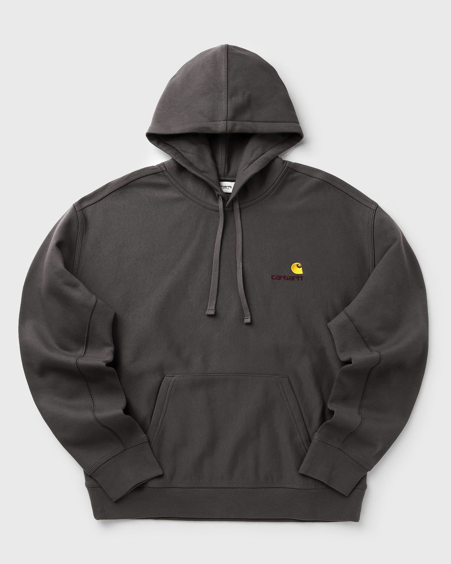Pulover Carhartt WIP American Script Hooded Sweatshirt Siva | I028279-33C.XX, 1