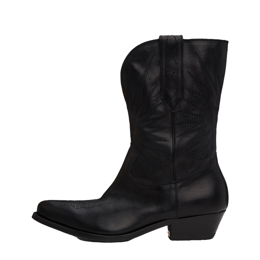 Superge in čevlji Golden Goose Embroidered Boots Črna | GMF00784.F006310.90100