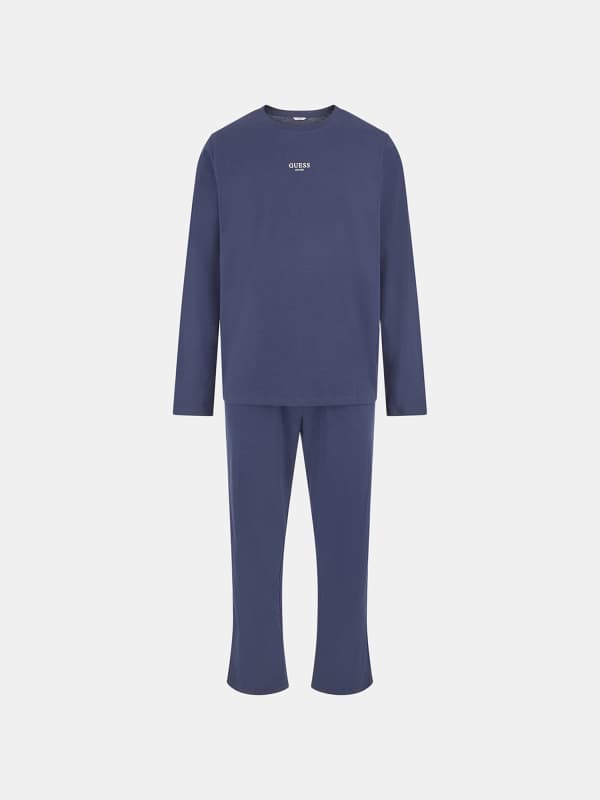Pižame GUESS Logo Elasticated Waistband Pijama Set Mornarica | U2BX00KBZG0