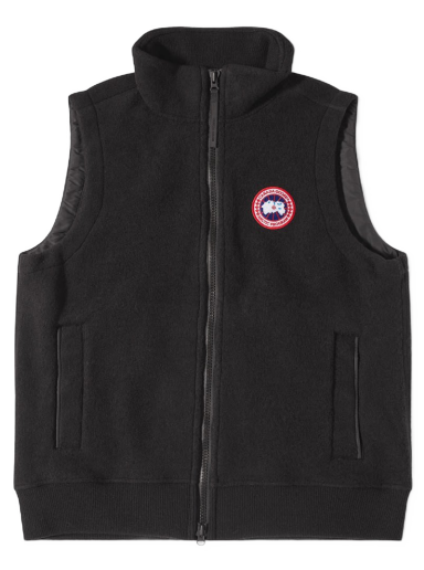 Pleteni pulover Canada Goose Mersey Fleece Vest Black Črna | 7052M-61