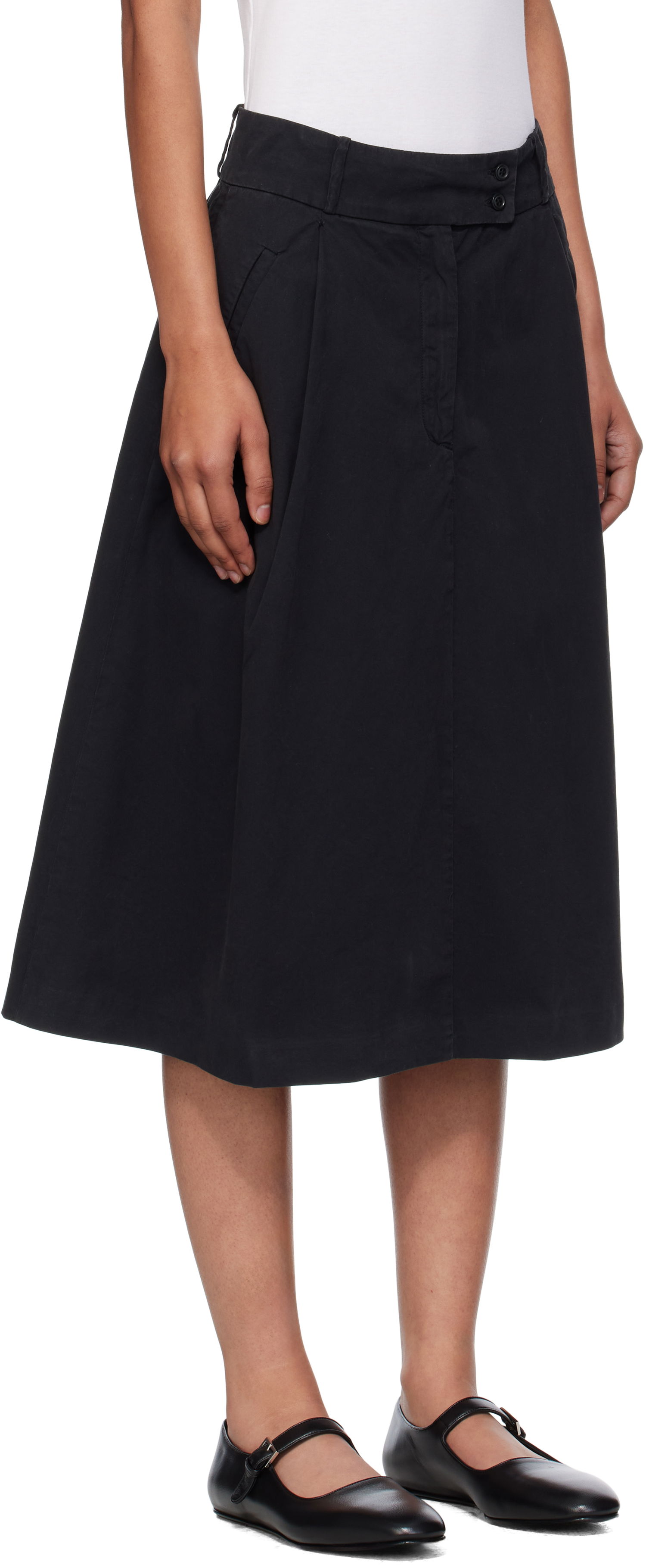 Krila A.P.C. A.P.C. Deborah Midi Skirt Črna | COHKU-F06453, 1