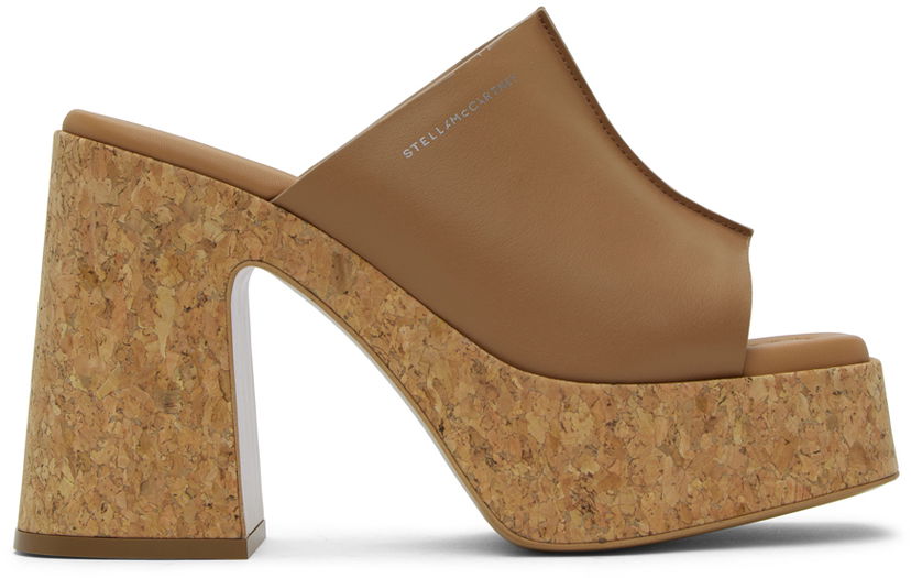 Superge in čevlji Stella McCartney Skyla Platform Sandals Rjava | 810359AP00P0