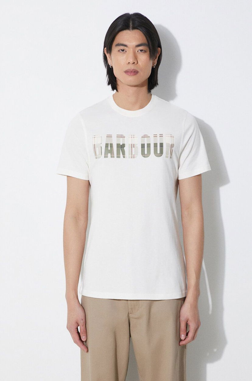 Majica Barbour T-Shirt With Print Bež | MTS1275