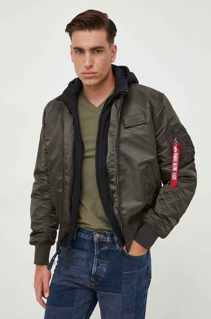 Bomber jakna Alpha Industries MA-1 D-Tec Bomber Jacket Zelena | 183110.413, 0