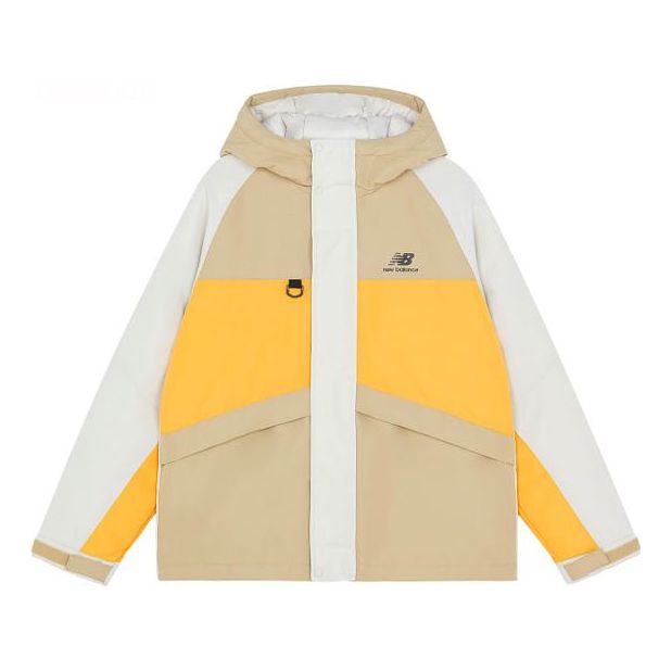 Parka New Balance Color Block  Jacket Bež | AMJ13330-AUL