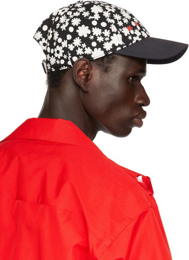 Kapa Marni Marni Pop Fields Logo Baseball Cap Črna | CLZC0108PS UAC016, 2