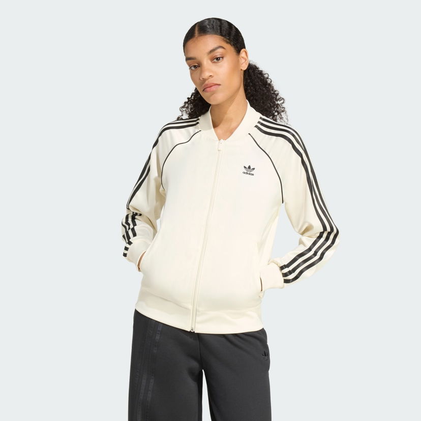 Bomber jakna adidas Performance Adicolor SST Track Jacket Bež | KH1567