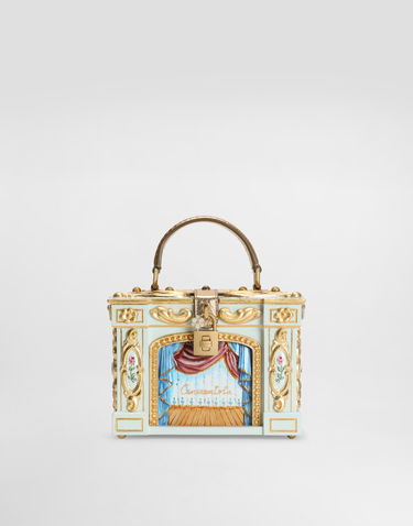Torbica Dolce & Gabbana Dolce Box Cinderella Theater Handbag Turkizna | BB5970A8H378B034, 0