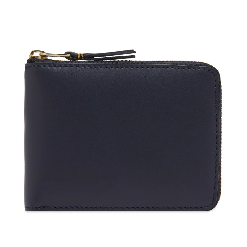 Denarnica Comme des Garçons Classic Leather Zip Wallet Modra | SA7100-NY