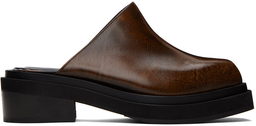 Oblačila Eckhaus Latta Brown Zoe Clogs Rjava | FEKLMZOCL06M0F