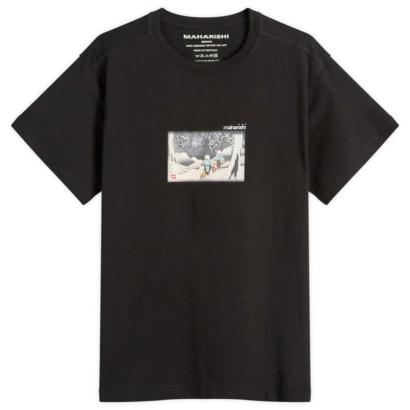 Majica Maharishi Travellers In Snow Graphic Tee, Size Large Črna | 2213-BLK