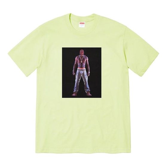 Majica Supreme Hologram Print T-Shirt Rumena | SUP-SS20-269