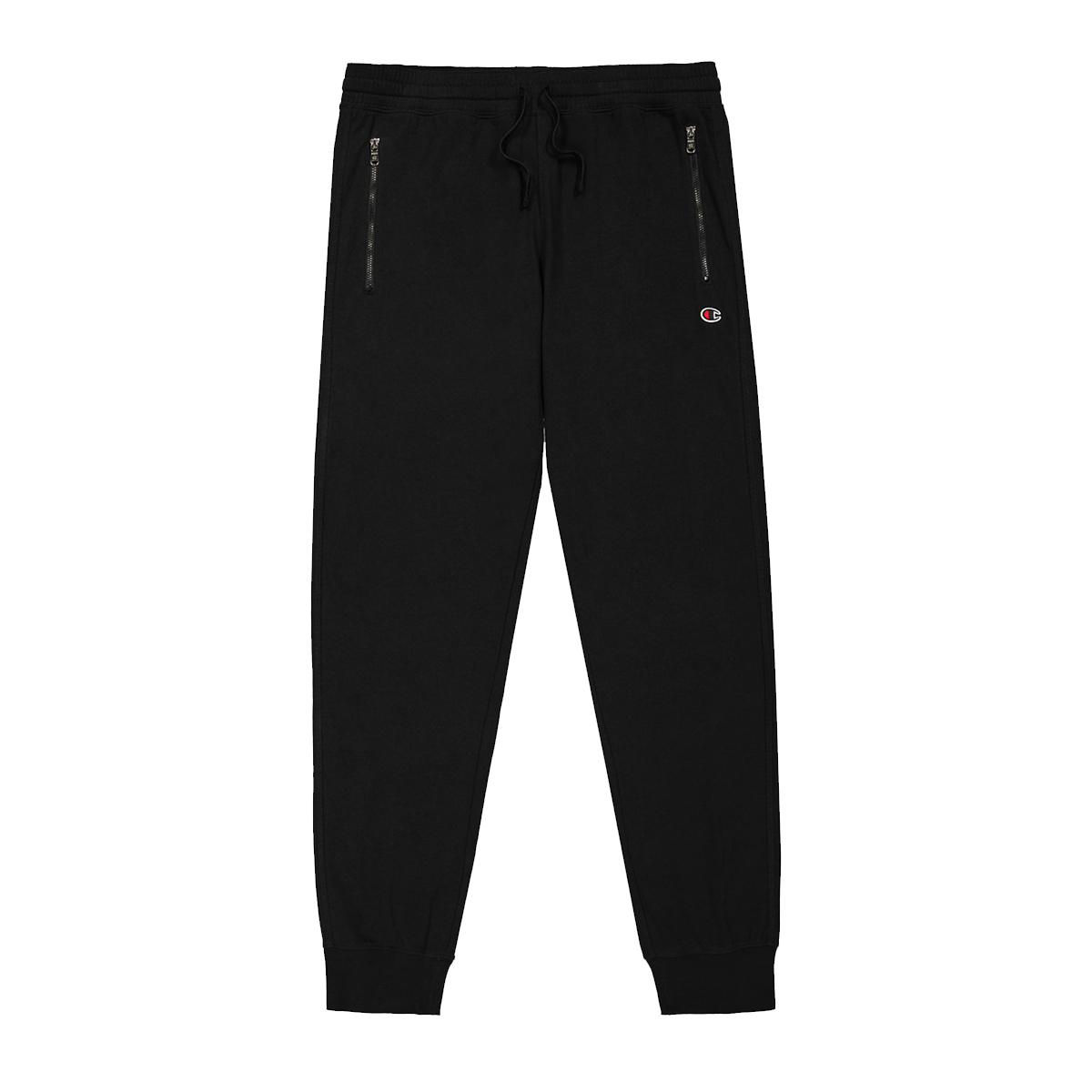 Trenirka Champion Drawstring Rib Cuff Zippered Joggers Črna | 220804-KK001, 0
