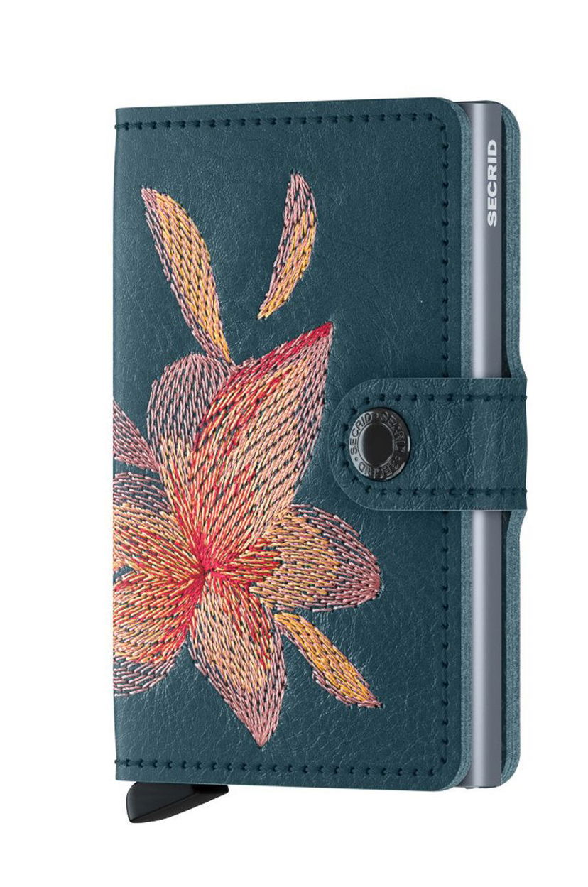 Denarnica Secrid Leather Wallet Modra | MSt.MagnoliaPetrol