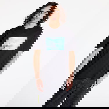 Majica CALVIN KLEIN Basketball Court Graphic Tee Črna | J30J326869 BEH, 0