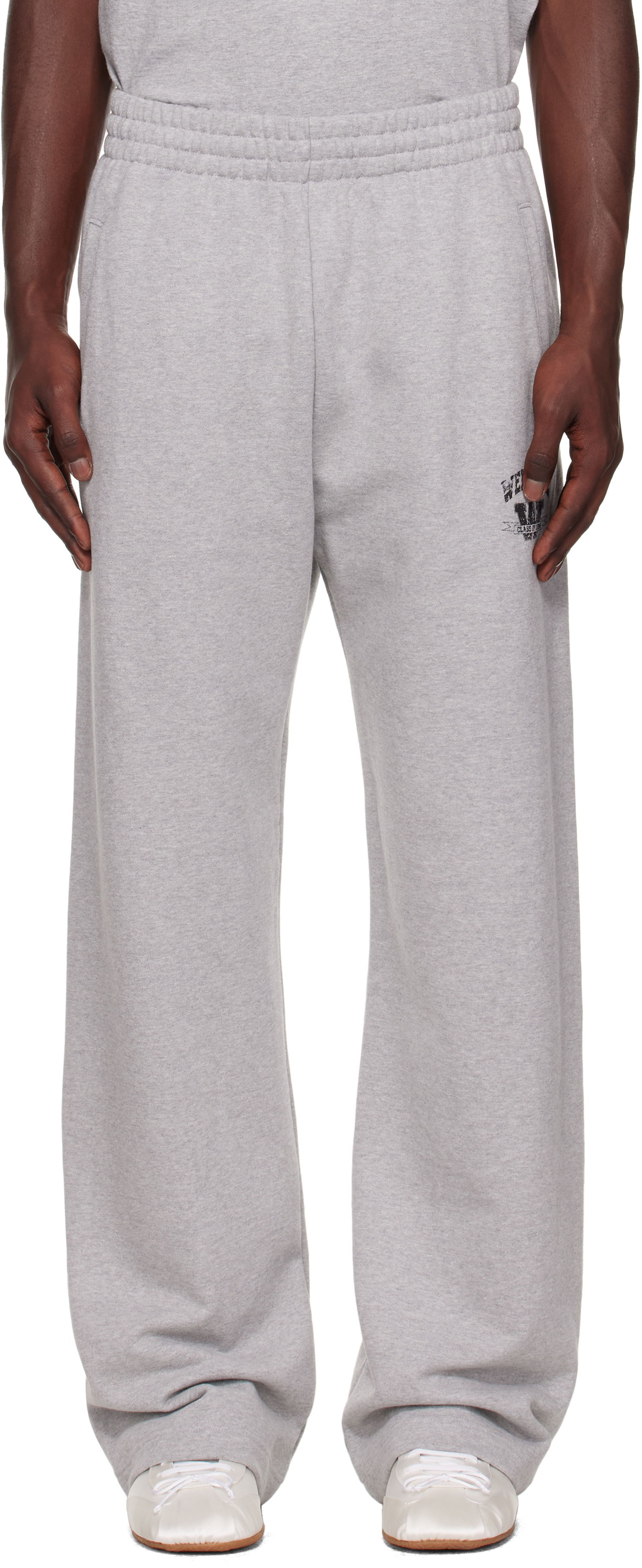 Trenirka We11done We11done Collegiate Sweatpants Siva | WD-TA2-25-706-U-MG, 0