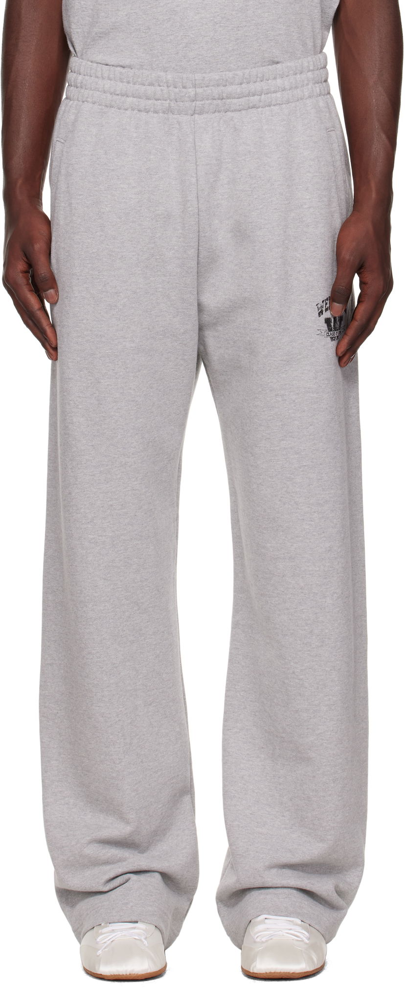 Trenirka We11done We11done Collegiate Sweatpants Siva | WD-TA2-25-706-U-MG