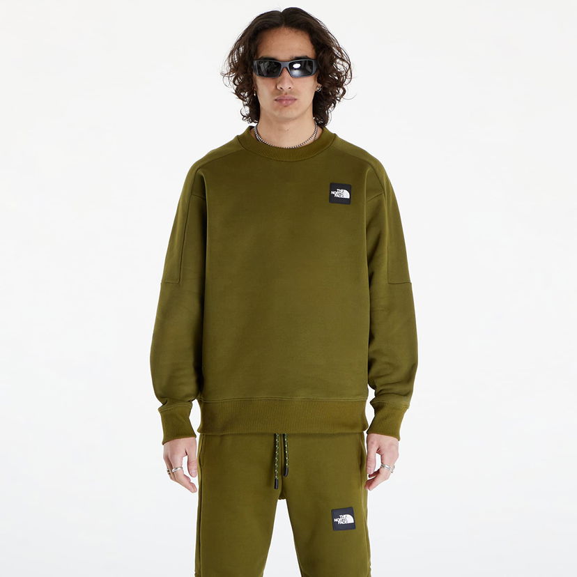 Pulover The North Face The 489 Crewneck Sweatshirt UNISEX Forest Olive Zelena | NF0A87D8PIB1
