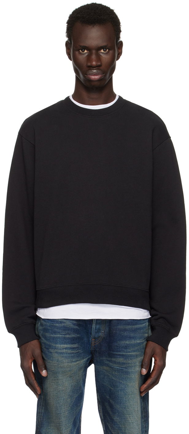 Pleteni pulover John Elliott Beach Crew Sweatshirt Črna | B288B4210A