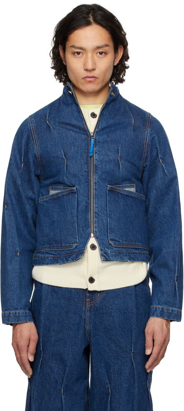 Jakna ADER ERROR ADER error 0108 Cropped Denim Jacket Modra | BO01SSJK0108BL, 0