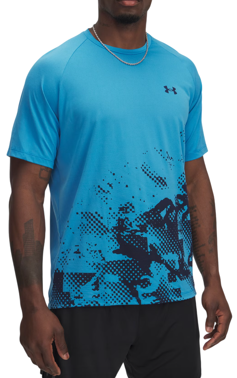 Majica Under Armour Tech Fade Short Sleeve T-Shirt Modra | 1390209-452