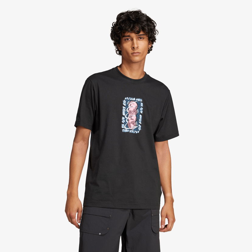Majica adidas Originals Graphic T-Shirt Črna | JP2670