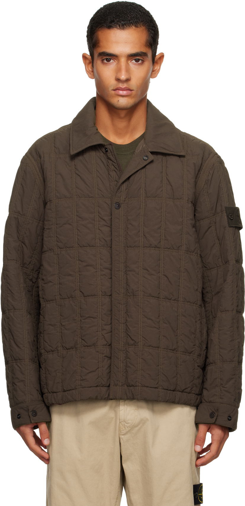 Jakna Stone Island Stone Island Nylon Smerigliato Quilted Jacket Zelena | K2S15 4100099 S00F6
