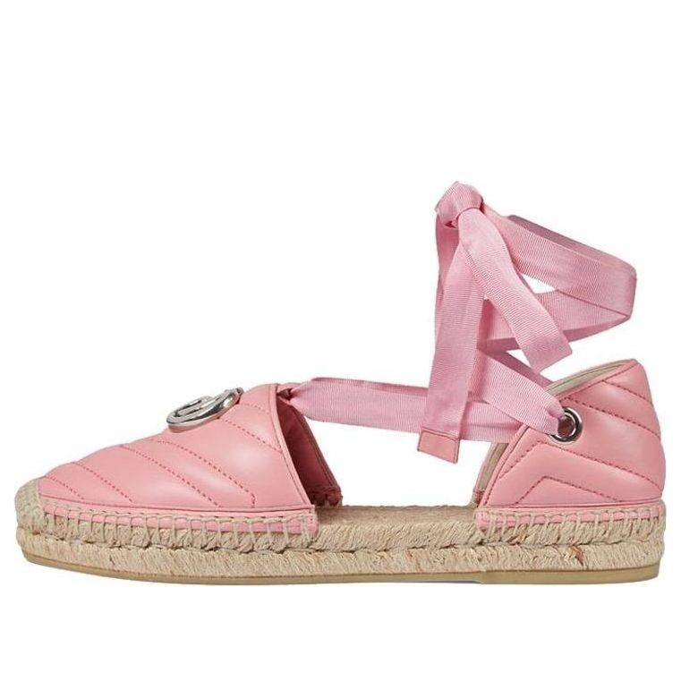 Superge in čevlji Gucci Espadrilles With Interlocking G Roza | 628148-BTMO0-5815, 0
