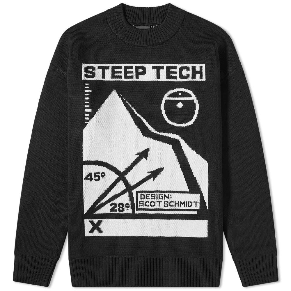Pleteni pulover The North Face Steep Tech Knit Črna | NF0A4QY3-JK3, 0