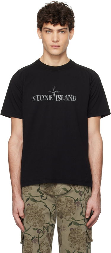 Majica Stone Island Organic Cotton Jersey T-Shirt Črna | K1S15 2100020 S0081, 0