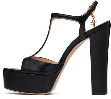 Modni dodatki Tom Ford TOM FORD Nappa Leather Lux Heeled Sandals Črna | W3560-LSP002G, 2