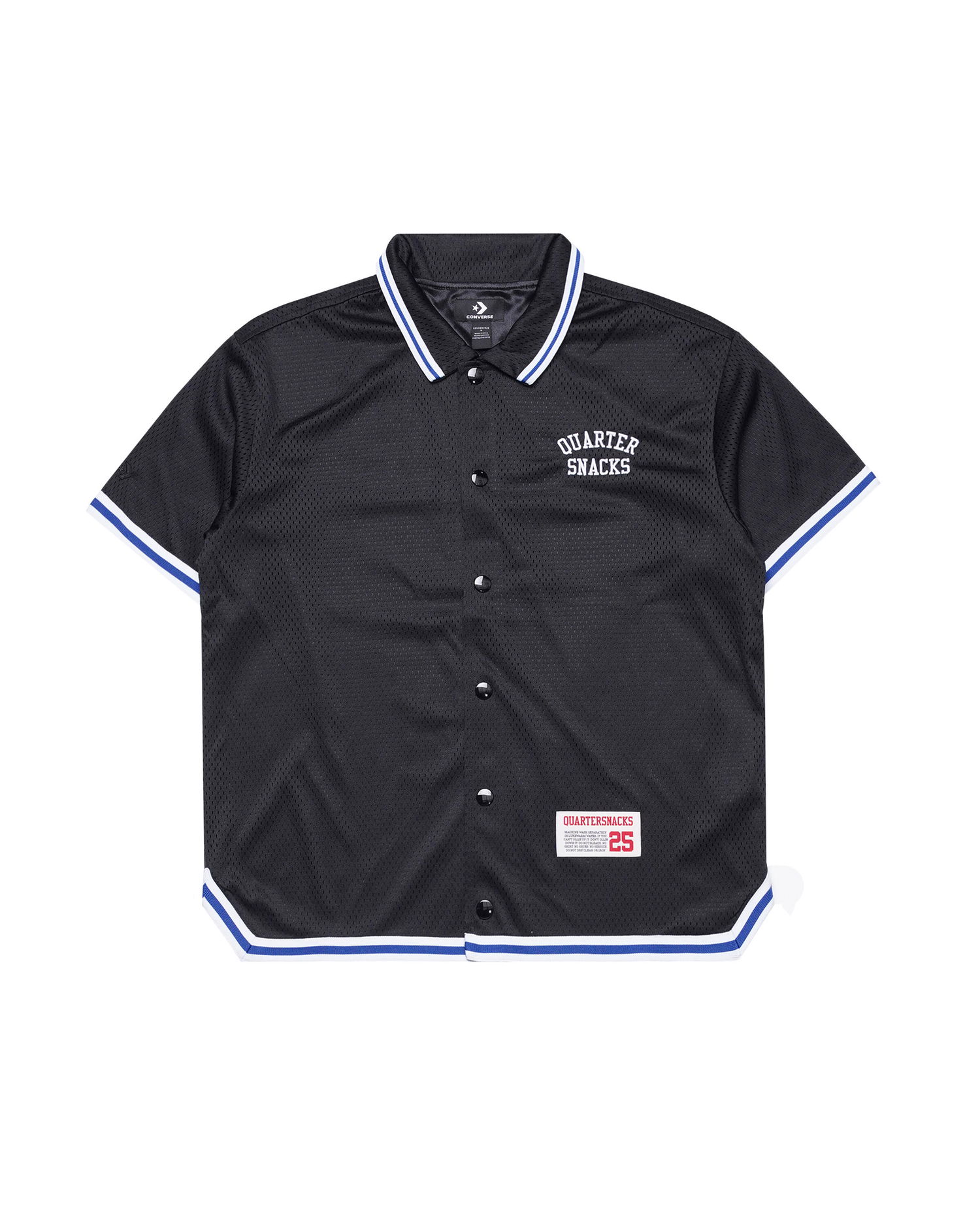 Srajce Converse QUARTERSNACKS x WARM UP TOP Črna | 10026952-A01, 0