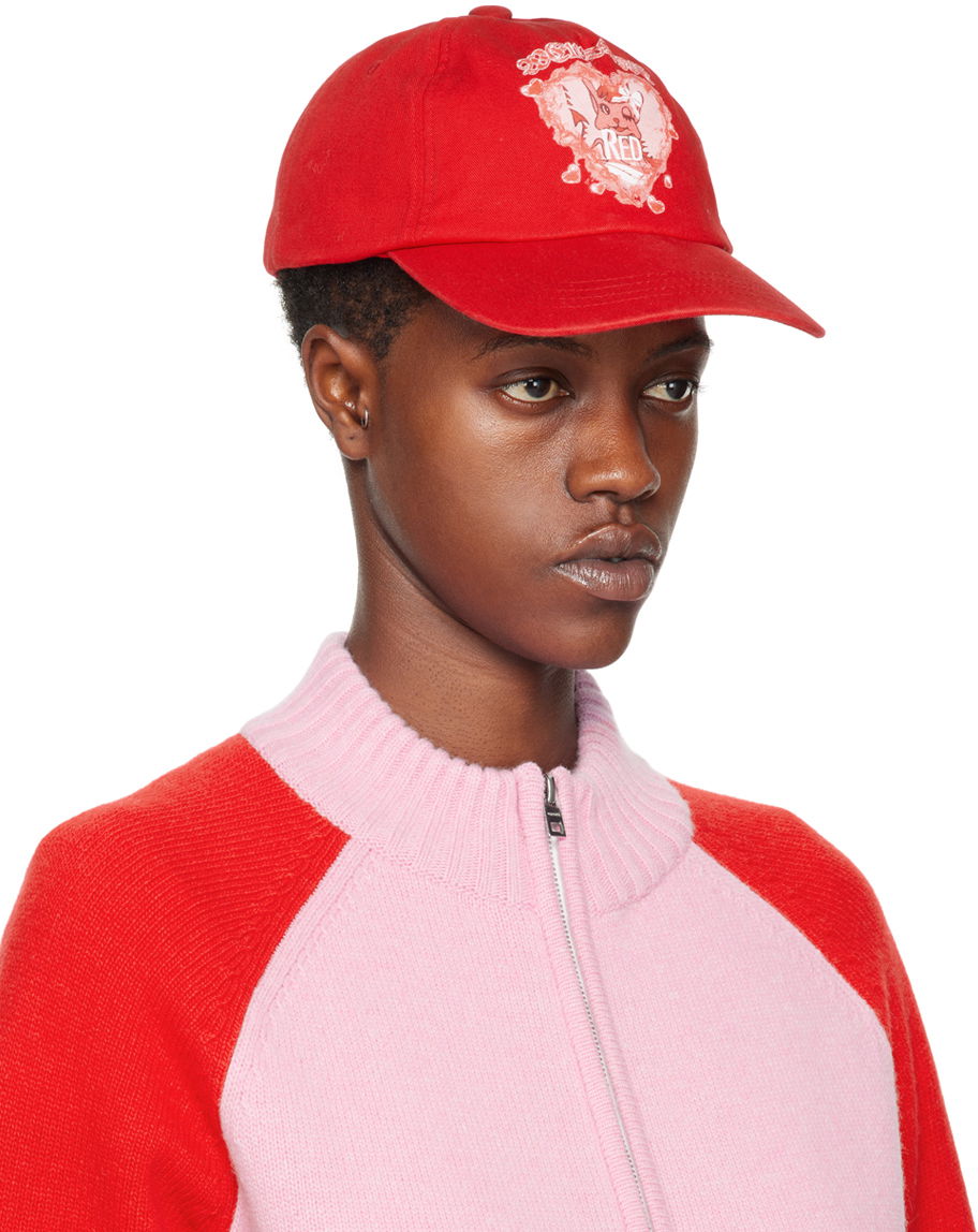 Kapa We11done Character Print Baseball Cap Rdeča | WD-AH0-24-402-U-RD, 1