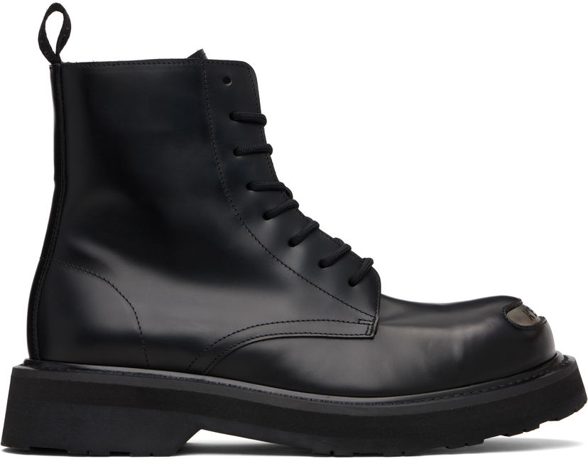 Superge in čevlji KENZO Kenzo Paris KENZOSMILE Lace-Up Boots Črna | FF65BT111L52