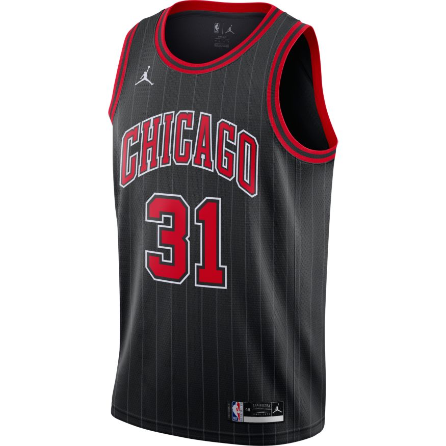 Dres Jordan Tomáš Satoranský Bulls Statement Edition 2020 Jersey Črna | CV9472-011, 0