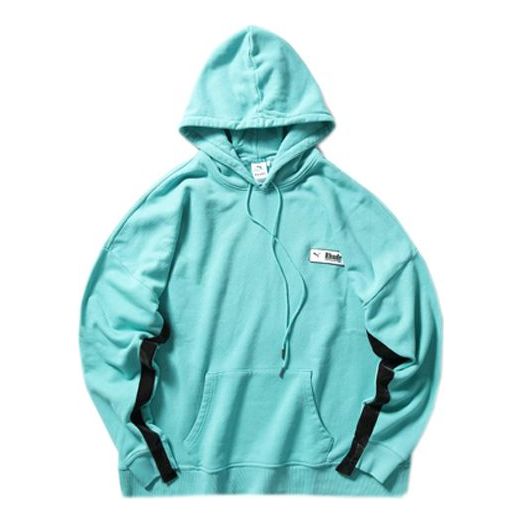 Pulover Puma Rhude Collaboration Hoodie Turkizna | 595346-35