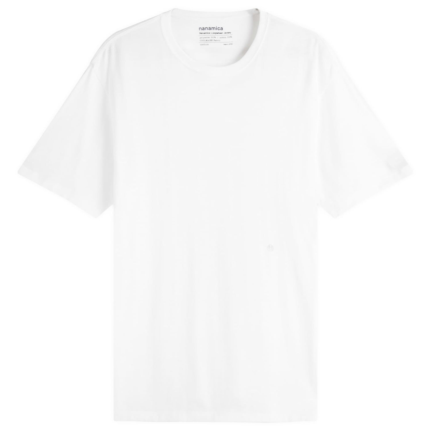 Majica NANAMICA Loopwheel Coolmax Jersey T-Shirt, Size Large Bela | S25SI115E-W, 1